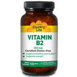 Vitamin B-2 100 Tabs By Country Life