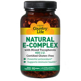 Vitamin E Complex 400IU 90 Sftgls By Country Life