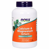 Calcium & Magnesium 120 Softgels By Now Foods