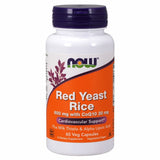 RED YEAST RICE & COQ10 FORMULA 60 Vcaps By Now Foods