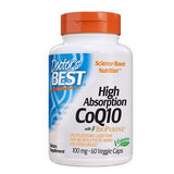High Absorption CoQ10 with Bioperine 60 Veggie Caps By Doctors Best