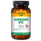 Superior B-12 120 Lozenges By Country Life