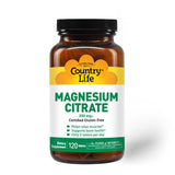 Magnesium Citrate 120 Tabs By Country Life