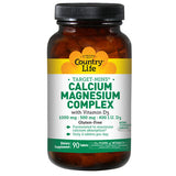 Calcium Magnesium Complex Vitamin D3 90 Tabs By Country Life