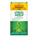 Stress Shield 60 Veg. Capsules By Country Life