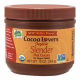 Hot Cocoa Sweetened with Better Stevia 10 oz By Now Foods