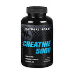 Creatine 5000 180 ct vcaps By Natural Sport