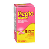 Pepto-Bismol Upset Stomach Reliever Antidiarrheal Caplets 40 ct By Pepto-Bismol