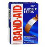 Band-Aid Flexible Fabric 접착 붕대 모두 하나의 크기 각 100개 By Band-Aid