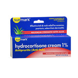 Sunmark Hydrocortisone Cream 1% Maximum Strength With Aloe 2 oz By Sunmark