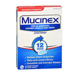 Mucinex Expectorant Extended-Release Maximum Strength 14 tabs By Airborne