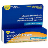 Sunmark Antibiotic Cream Plus Pain Relief Count of 1 By Sunmark