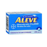 Aleve All Day Strong Pain Reliever Fever Reducer Tablets 24 tabs By Bayer