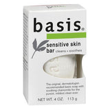 Basis Sensitive Skin Bar Soap Cleanns Plus Smoothes 카운트 오브 1 By Aquaphor