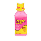 Pepto-Bismol Upset Stomach Reliever Antidiarrheal Original 12 oz By Pepto-Bismol