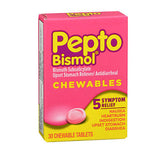 Pepto-Bismol Upset Stomach Reliever Antidiarrheal Chewable 30 ct By Pepto-Bismol