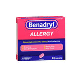 Benadryl Allergy Relief Ultra Tablets 48 tabs By Benadryl