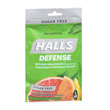 Halls Defense Vitamin C Drops Sugar Free Assorted Citrus 25 each By Halls