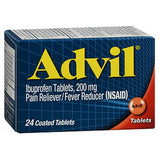 Advil Pain Reliever And Fever Reducer Coated Tablets 24 tabs By Advil