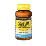 Mason Calcium Citrate Caplets With Vitamin D 60 tabs By Mason