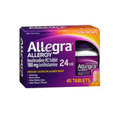 Allegra Adult Allergy Tablets 24 Hour 45 tabs By Allegra