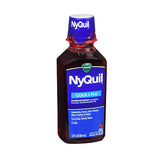 Vicks Nyquil Cold Flu Nighttime Relief Liquid Cherry 12 oz By Vicks