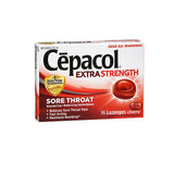 Cepacol Sore Throat Maximum Strength Numbing Lozenges Cherry 16 each By Airborne