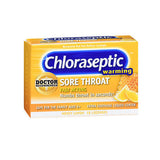 Chloraseptic Warming Sore Throat Lozenges Honey Lemon 18 each By Med Tech Products