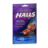 Halls Fruit Breezers Throat Drops Cool Berry 25 Each By Halls