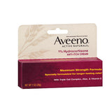 Aveeno Active Naturals 1% Hydrocortisone Anti-Itch Cream 1 oz By Aveeno